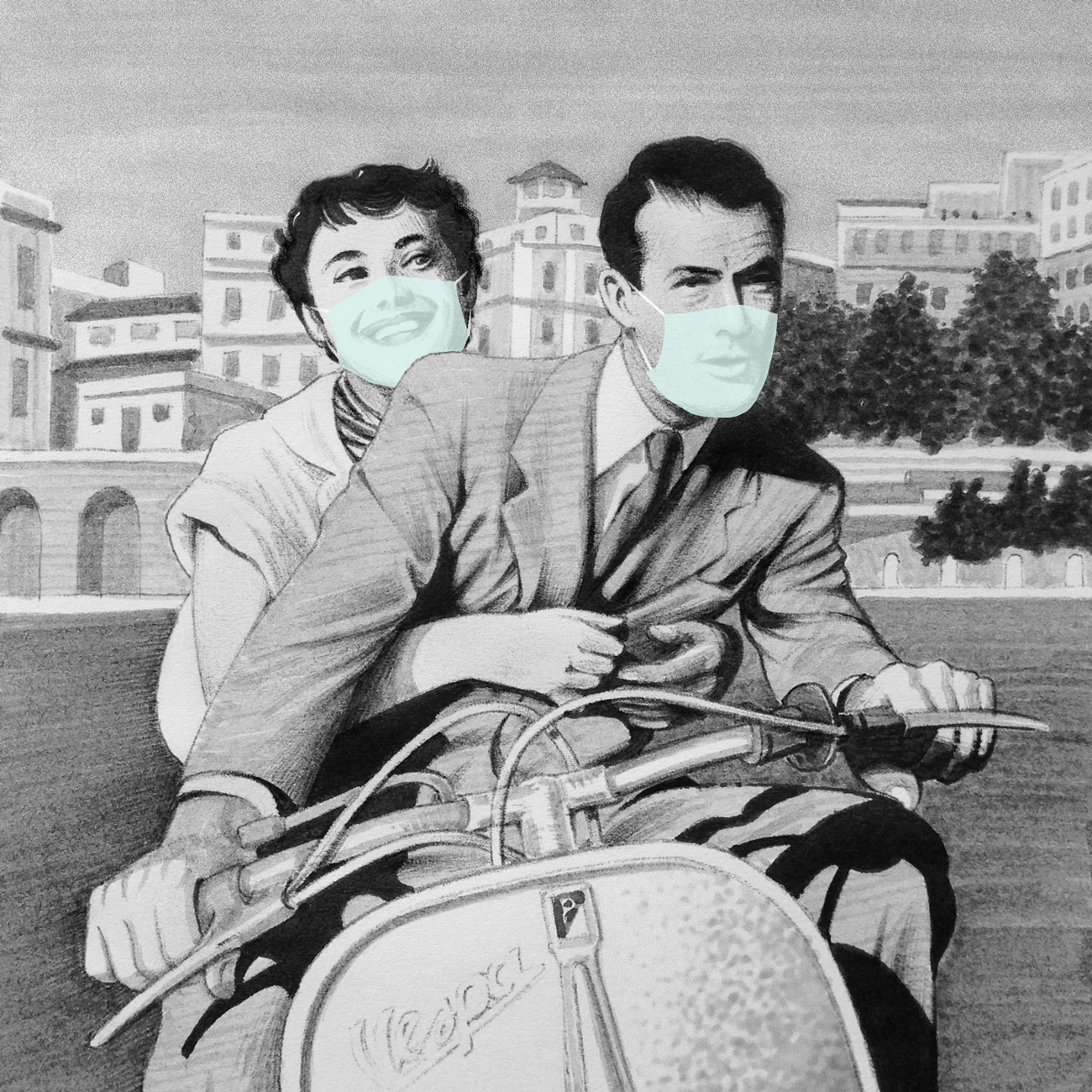 covid movie: vacanze romane