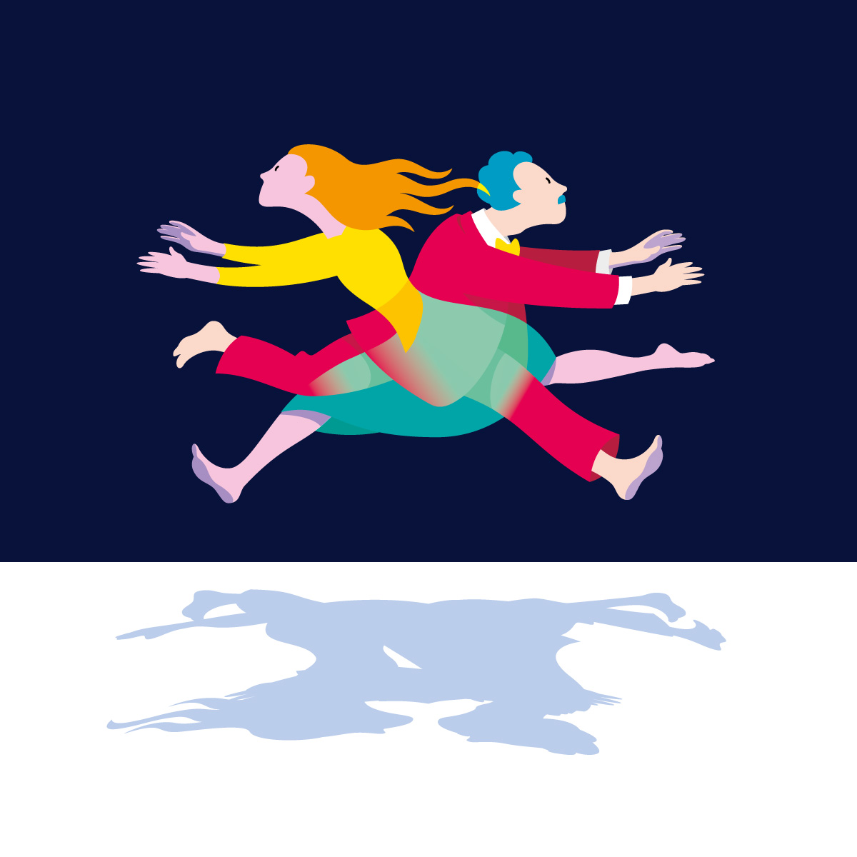 Illustration for theater piece: Lost in the Apalaches, José Sanchis Sinisterra